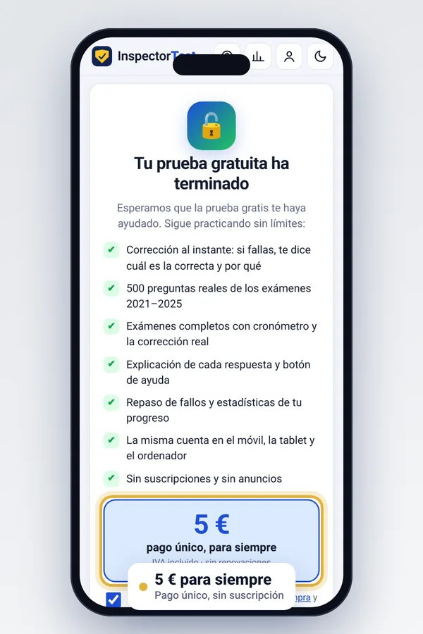 Pantalla de desbloqueo por 5 euros